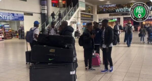 *Super Eagles Land in London Ahead of Unity Cup Opener Against Ghana*
