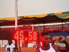 Ogun2025: Emmanuel Ojeli Shines with PB of 45.58s to Win 400m Gold in Season Opener