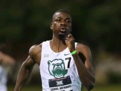 Ezekiel Nathaniel Dominates 400m Hurdles Heat at NCAA West Prelims with Commanding Victory