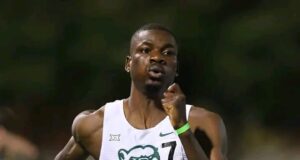 Ezekiel Nathaniel Dominates 400m Hurdles Heat at NCAA West Prelims with Commanding Victory