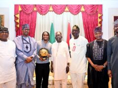 President Tinubu, Oba of Lagos, and Governor Sanwo-Olu Receive CAF Best Player Ademola Lookman, Presented By SSA Adeboye