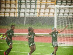 Ajibade Leads by Example, Hails Team Spirit and Fan Support After Super Falcons’ Victory Over Cameroon