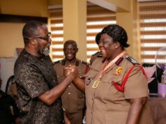 Ghana Armwrestling And Fire Service Forge Development Partnership