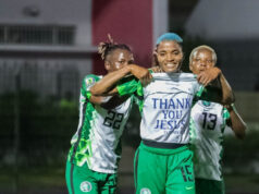 Ajibade Brace Powers Super Falcons to Confident Win Over Cameroon in Abeokuta