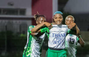 Ajibade Brace Powers Super Falcons to Confident Win Over Cameroon in Abeokuta
