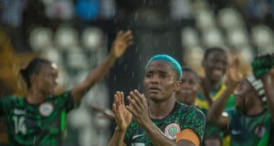 Ajibade Basks In Falcons’ Victory, Credits Fans For Their Support and Motivation