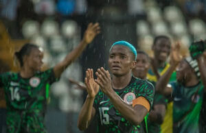Ajibade Basks In Falcons’ Victory, Credits Fans For Their Support and Motivation