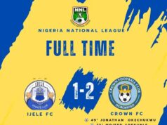 NNL25: Crown FC Stun Ijele FC at Cathedral, Extend Unbeaten Run