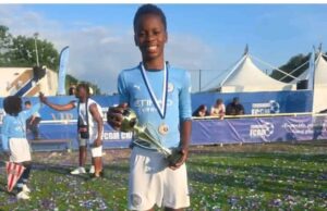 Nigerian Prodigy Ajayi Caleb Shines Bright As Top Scorer At FCGM U10 Champions League In France