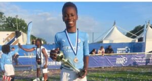 Nigerian‑Descent Caleb Ajayi Bursts Onto Scene – Nets 15 Goals For Man City U10 To Top FCGM Champions League Scorers In France