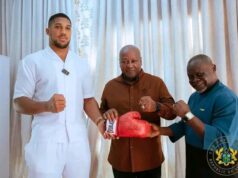 Anthony Joshua Offered Ghanaian Citizenship by President Mahama During Historic Visit