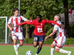 Promise Victor Shines Again as He Scores in FS Jelgava’s Draw Against FK Tukums