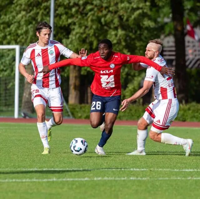 Promise Victor Shines Again as He Scores in FS Jelgava’s Draw Against FK Tukums
