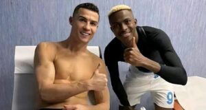 Osimhen Reveals Inspirational Encounter With Ronaldo: “Even if We Lost 10-0, I Just Wanted That Picture”