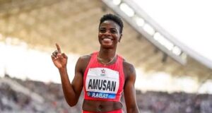 Tobi Amusan Sends Strong Warning with Season-Best 12.24s at Paris Diamond League