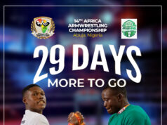 29 Days to Go: Africa’s Strongest Athletes Set to Storm Abuja for Armwrestling Showdown
