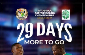 29 Days to Go: Africa’s Strongest Athletes Set to Storm Abuja for Armwrestling Showdown