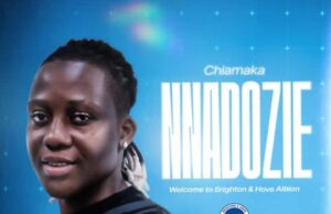 Super Falcons Goalkeeper Nnadozie Chiamaka Signs For Brighton Women In England