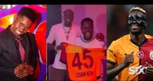 Victor Osimhen Gifts Match-Worn Jersey to Peller During Live Stream, Fans Go Wild