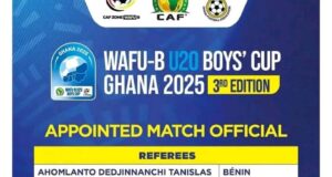 WAFU-B Names Officials for U20 Boys Cup as Nigeria Gears Up for World Cup Prep
