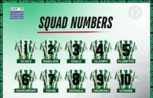 WAFCON 2024: Super Falcons Announce Squad Numbers