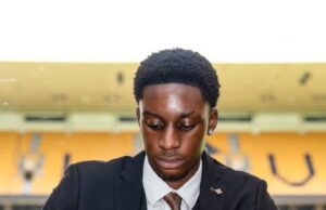 Nigerian Defender Elvis Elendu Signs Scholarship Deal with Wolverhampton Wanderers