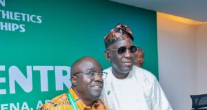 SSA Adeboye Visits Athletes at African U18/U20 Championships, Commends Sports Commission, Calls For National Support Ahead Of Armwrestling Championship
