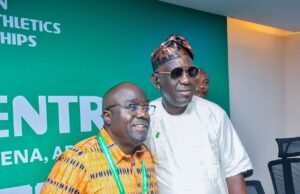 SSA Adeboye Visits Athletes at African U18/U20 Championships, Commends Sports Commission, Calls For National Support Ahead Of Armwrestling Championship