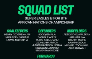 Squad List Released as CHAN Eagles Depart for Zanzibar