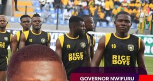 President Federation Cup Fallout: Governor Nwifuru Showers Abakaliki FC, Supporters, with Millions