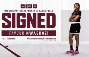 Mississippi State Adds Nigerian Forward Favour Nwaedozia to 2025-26 Roster