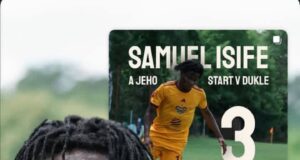 Nigeria’s Samuel Isife Registers Three Assists on Dukla Praha Debut in 4–1 Win Over Taborsko