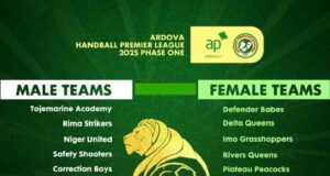 Safety Babes, Tojemarine Set To Defend Titles As Ardova Handball Premier League 2025 Kicks Off In Benin