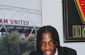 Nigerian Forward Andre Dike Signs First Professional Contract with West Ham United