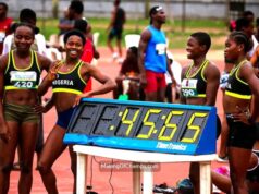 Team Nigeria Women’s 4x100m Relay Squad Shines at AFN/Dynamic Meet Ahead of African U20 Championships