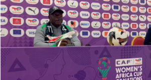 WAFCON 2024: Super Falcons’ Coach Justin Madugu Admits Pressure Ahead Of Tuesday’s Semi-final