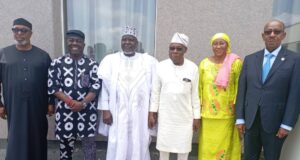 Ahead CAA U-18/20: CAA President, AFN President, NSC DG Visit Former President Obasanjo