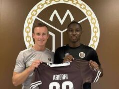 Official: Nigerian U20 Star Kparobo Arierhi Unveiled By Mjøndalen IF In Norway