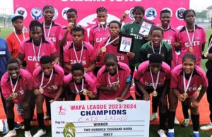 CATS Ladies FC’s Coach Chinasa Ukandu Discloses Secrets Of Team’s Success In Lagos State Women’s League