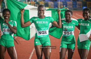 Nigeria’s U20 Women Secure Gold In 4x100m Relay With Makeshift Team At African Junior Championships