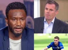 Mikel Obi Hits Back at Jamie Carragher Over Chelsea Title Claim, Questions His Credibility