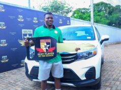 Remo Stars President Kunle Soname Gifts GAC SUV To Olamilekan Adebayo, 2024/2025 Player of the Season