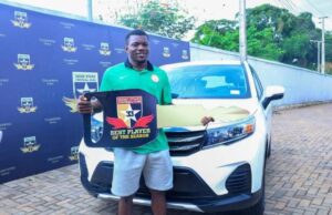 Remo Stars President Kunle Soname Gifts GAC SUV To Olamilekan Adebayo, 2024/2025 Player of the Season
