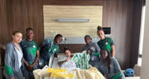 “Beyond Rivalry: Super Falcons Visit Injured South African Star Salgado In Touching Post-Match Gesture”