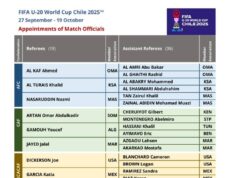 No Nigerian Match Official Selected For FIFA U20 World Cup In Chile