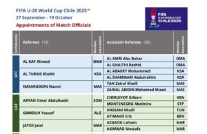 No Nigerian Match Official Selected For FIFA U20 World Cup In Chile