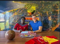 36 Lion Product, Ishola Olaitan Joins Turkish Super Liga Goztepe In A Four Year Deal