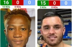 WBC Boxing Grand Prix: Nigeria’s Last Boxer Standing Yusuf Adisa Adeniji Set For Quarter-Final Clash Against France’s Yoni Valverde