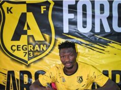 Nigerian Winger Sikiru Olatunbosun Signs For KF Arsimi 1973 Čegran In North Macedonia