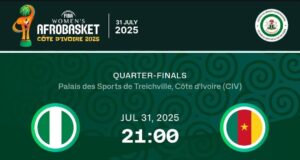 AfroBasket 2025: D’Tigress Set For Quarter-Final Clash Against Cameroon Tonight